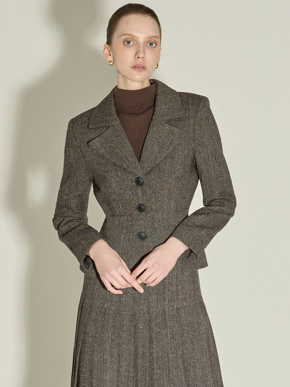 J1679 Herringbone Jacket