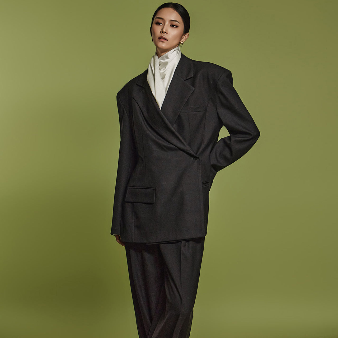 J2493 サイドスリットジャケット