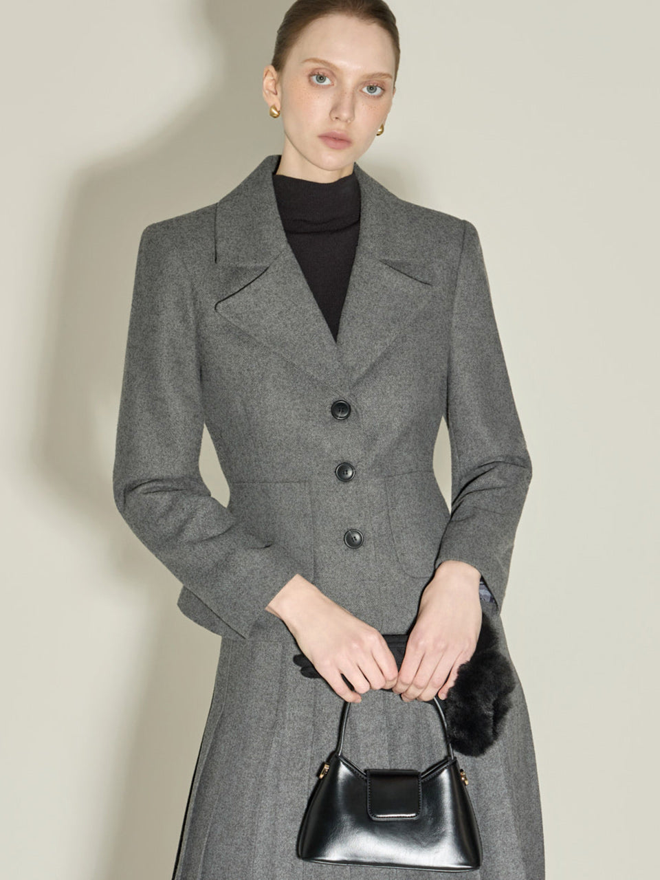 J1679 Herringbone Jacket