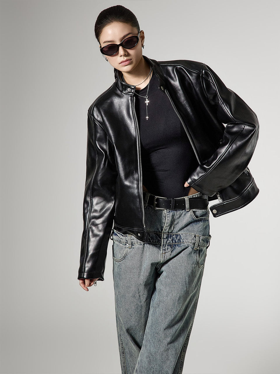 J3143 Rider Zip-Up Jacket