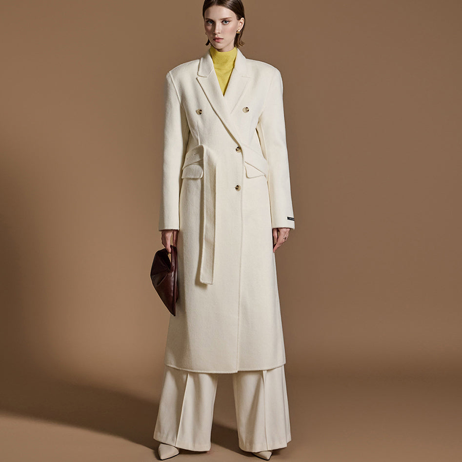 J2417 羊毛长外套