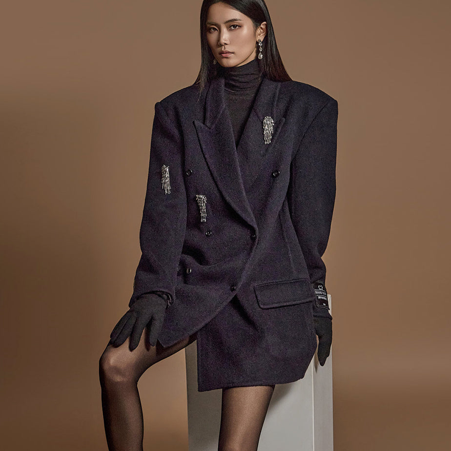 J2525 手工羊毛大衣