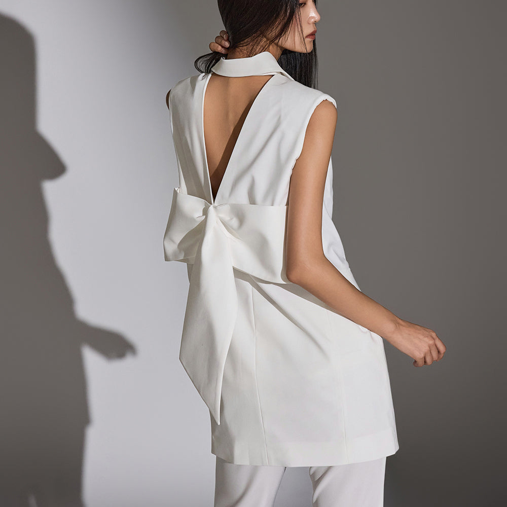 J2316 Back Ribbon Vest