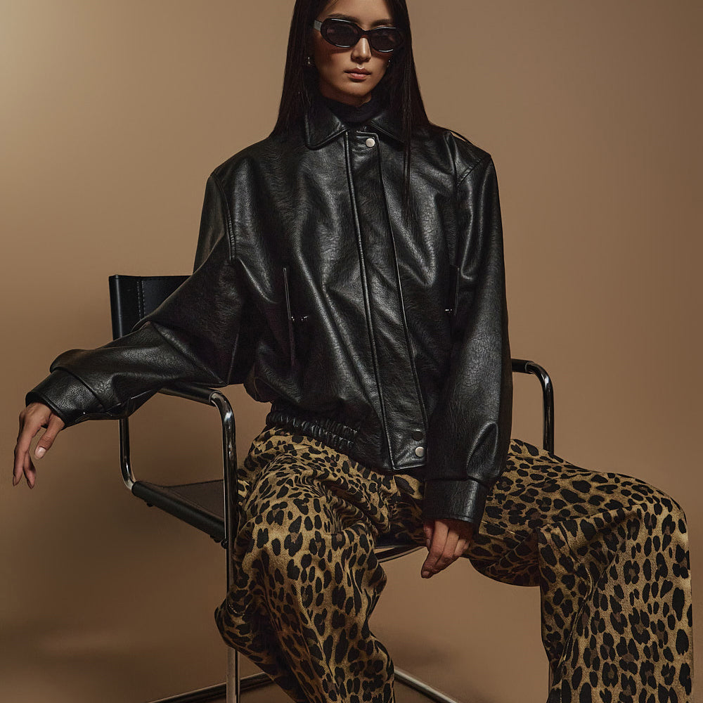 J2385 ヴィンテージレザーブルゾン