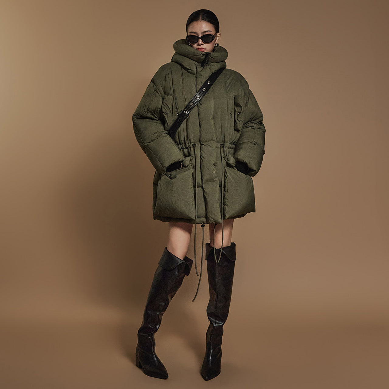 J2437 エンボス加工 パッド入りジャケット