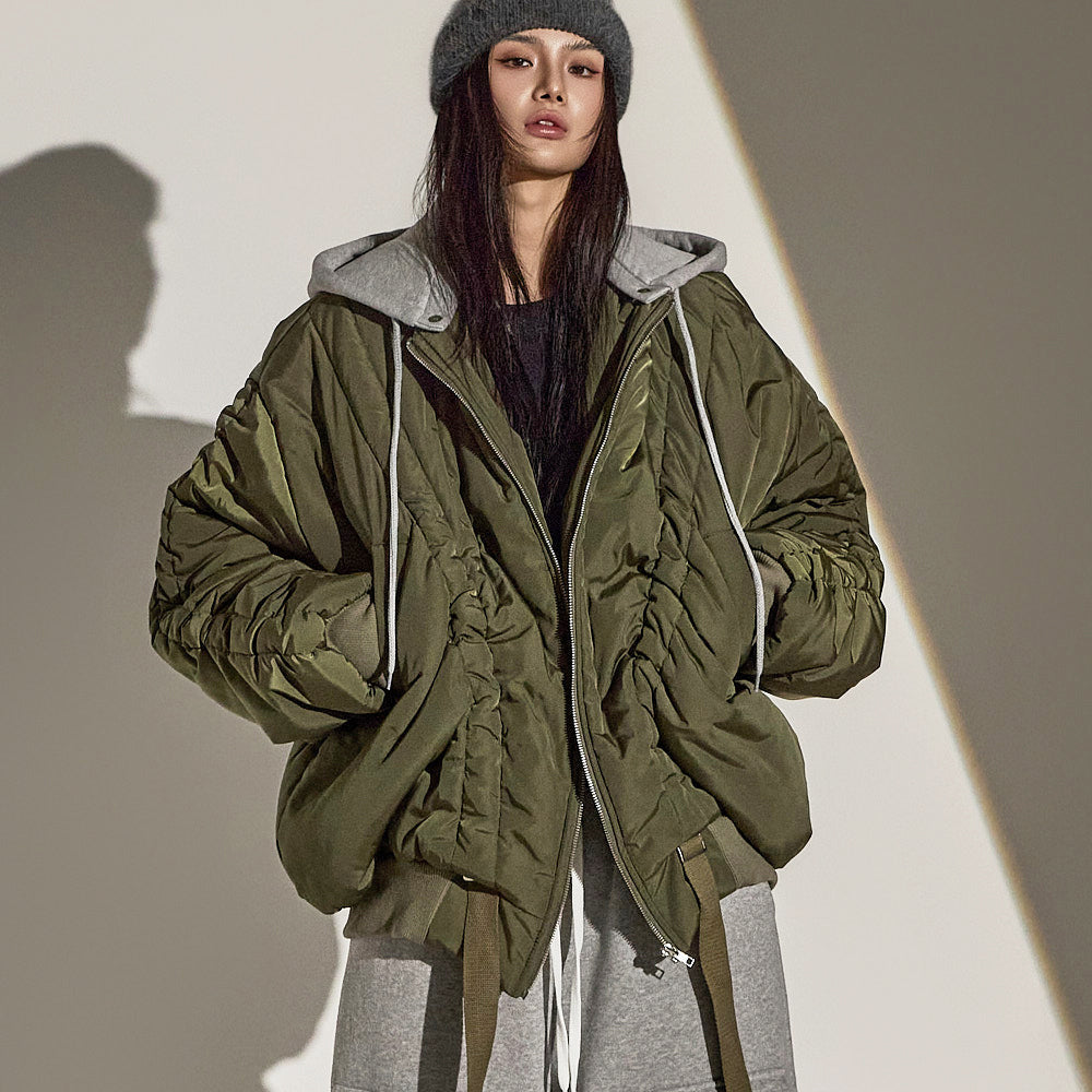 J2534 系带毛衣夹克