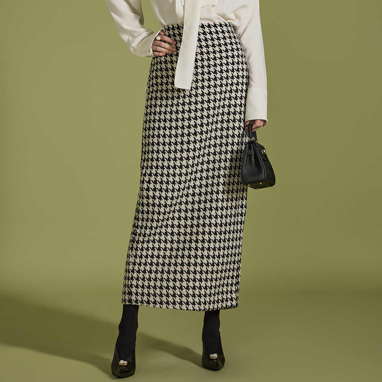 SK2842 粗花呢羊毛裙