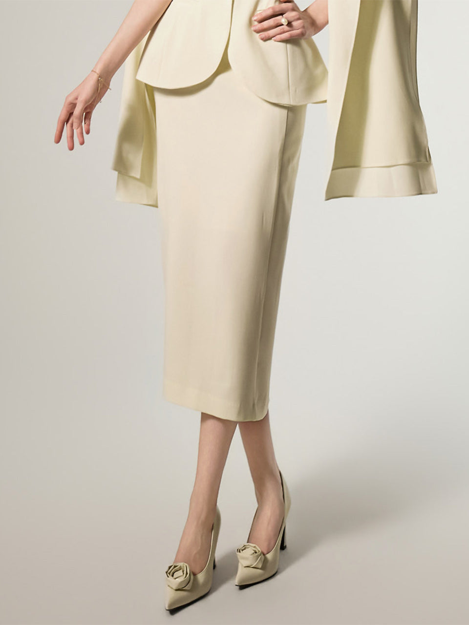 SK9306 Hラインペンシルスカート