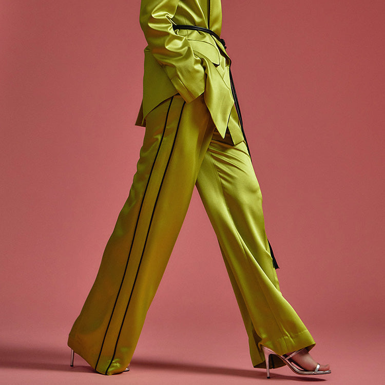 MBDP007 サテンライン配色ベンダブルマキシスラックス