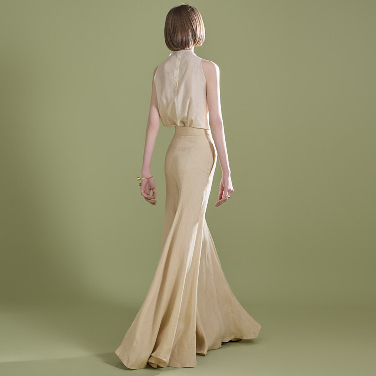 P9155 リネンワイドスラックス