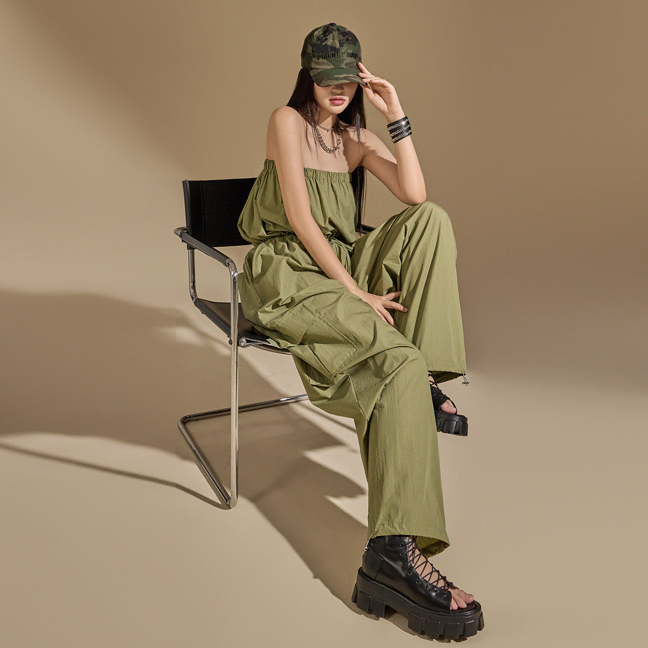 JS042 抹胸连体裤