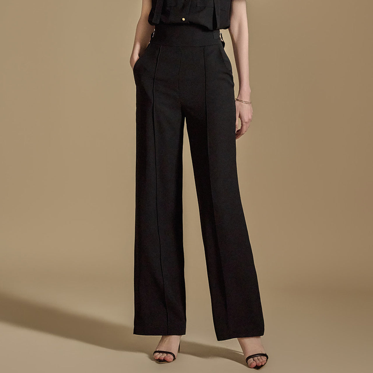 P3219 褶裥休闲裤