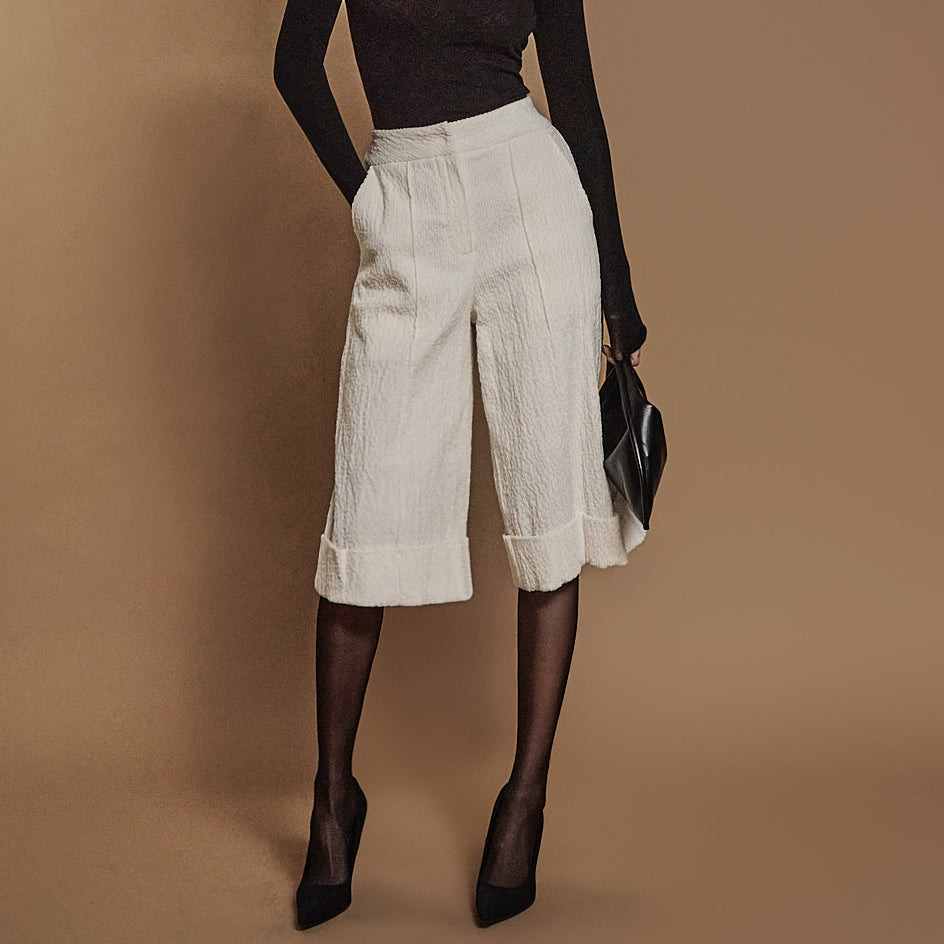 P3291 灯芯绒百慕大裤