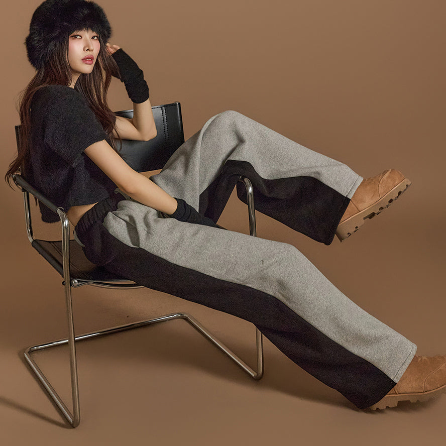 P3350 フリース裏地スウェットパンツ