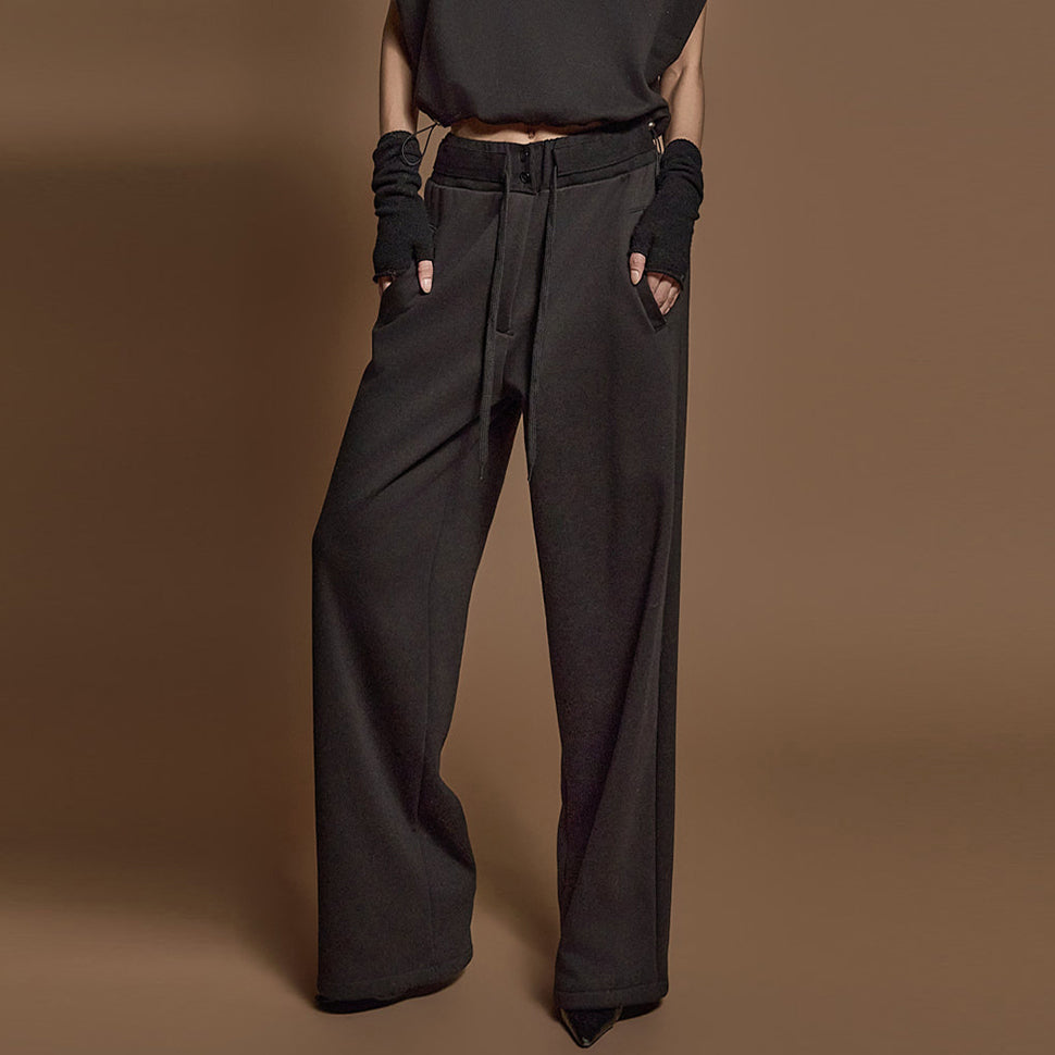 P3346 フリース裏地スウェットパンツ