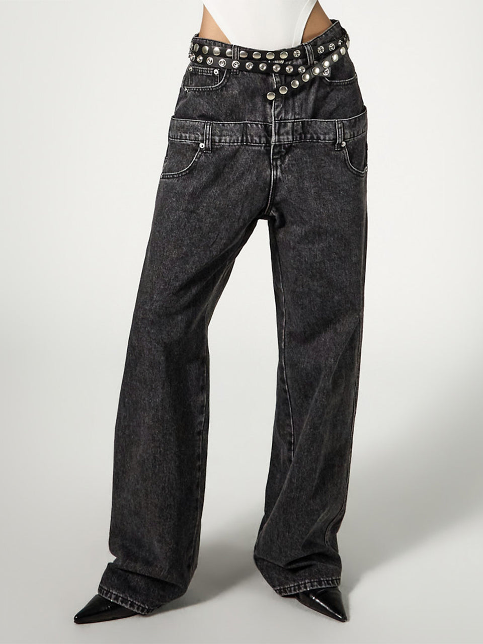 PJ598 Wide Jeans
