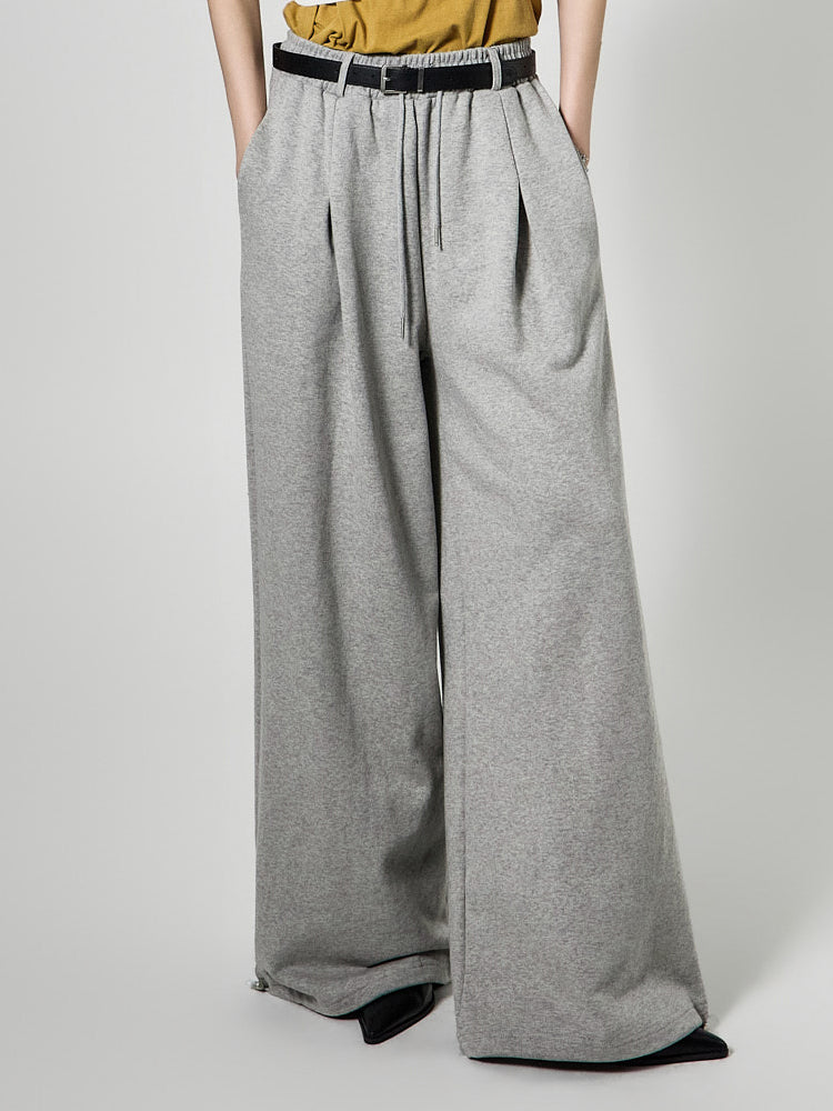 P3742 Wide Pintuck Sweat Pants