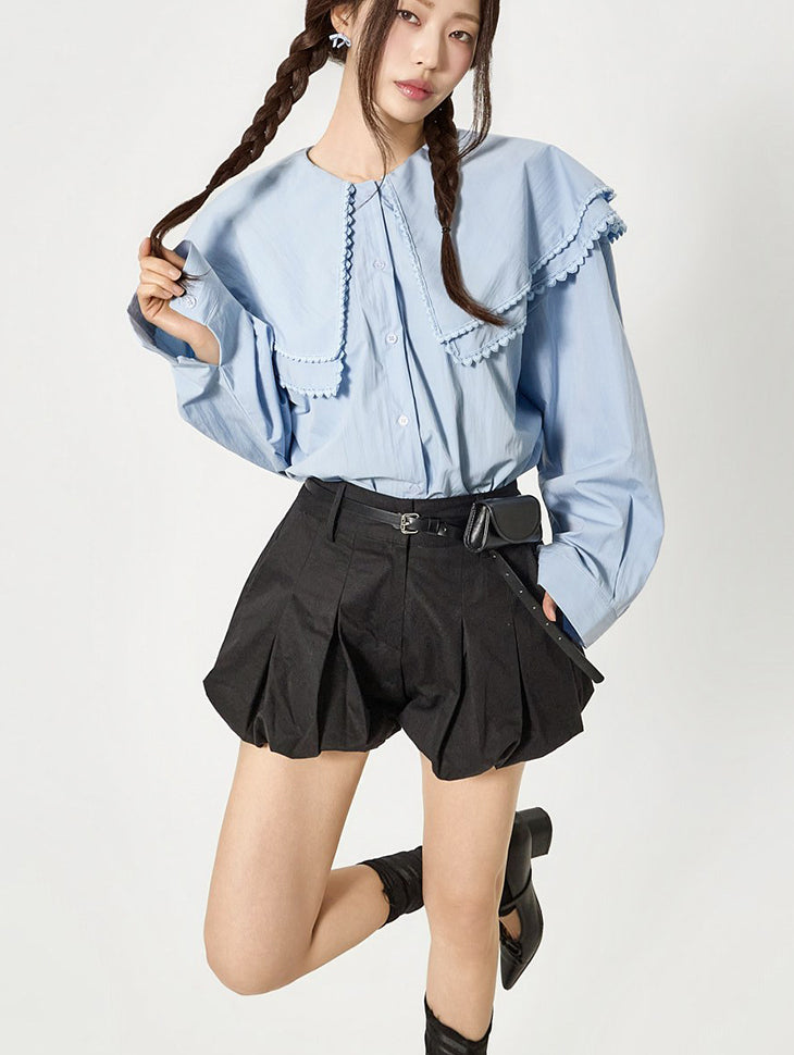 P3775 ボリュームショートパンツ