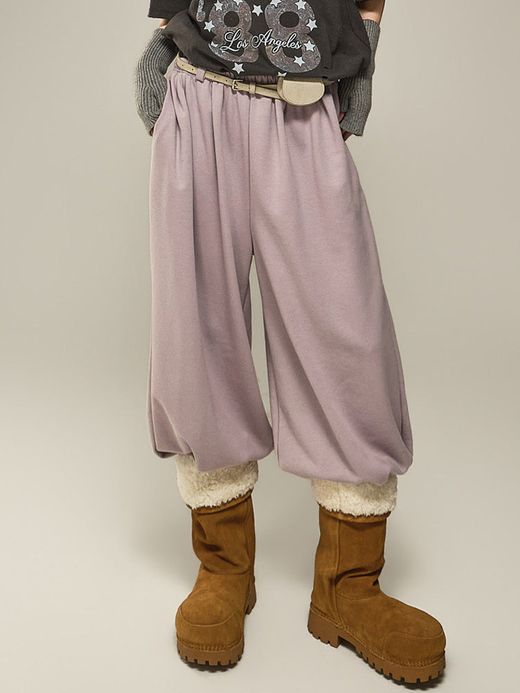 P3963 レースハーレムパンツ