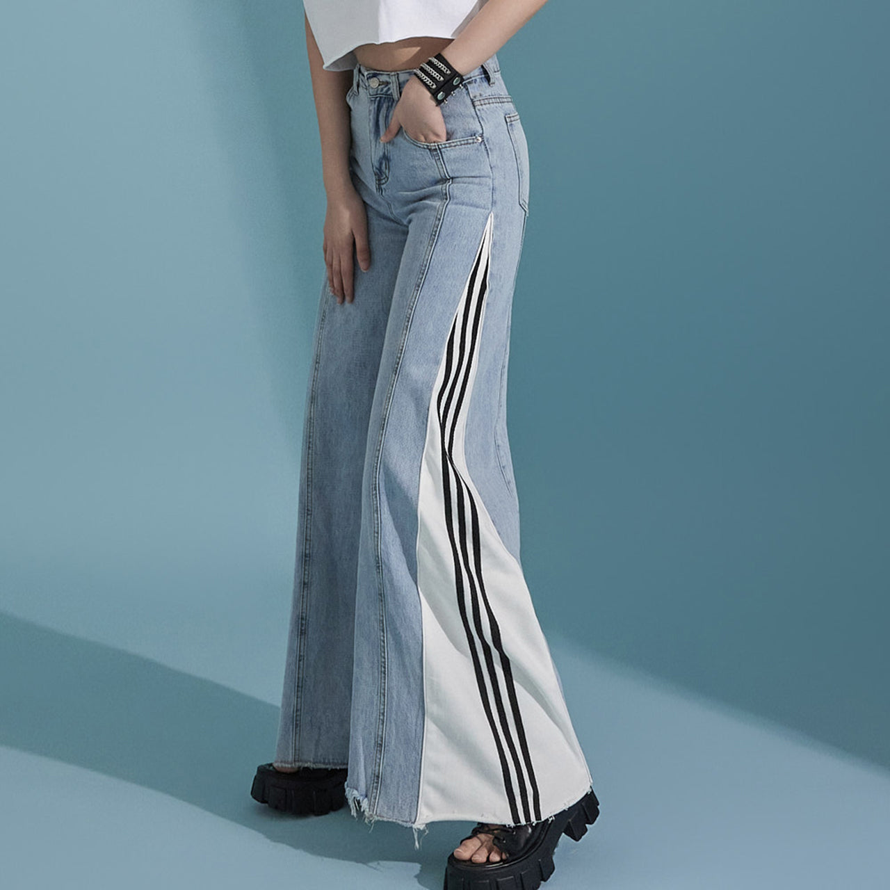 PJ505 运动牛仔裤