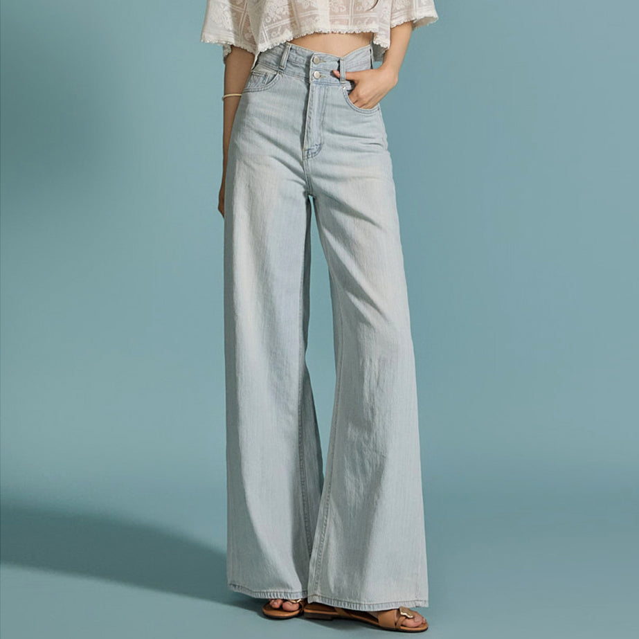 PJ525 ワイドジーンズ