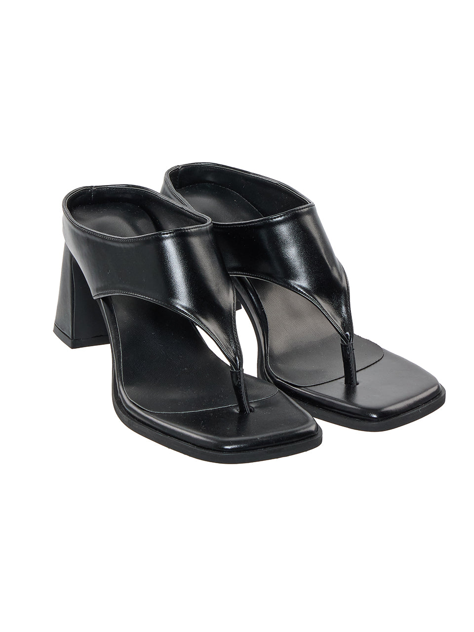 AR-3564 Bold Strap Mid-Heel Mule