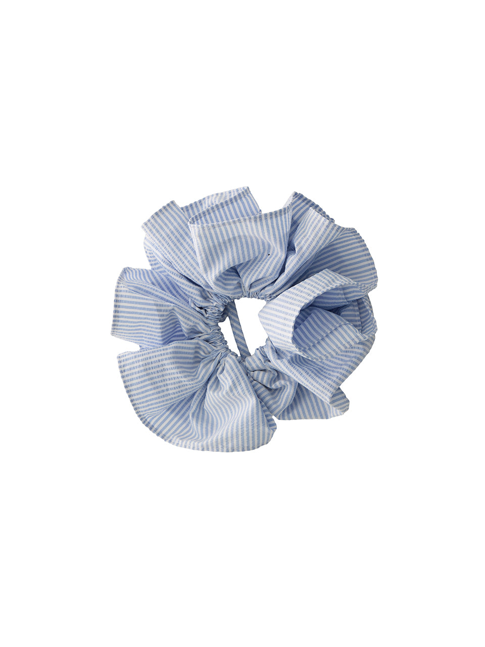 AP-499 Striped Frill Scrunchie