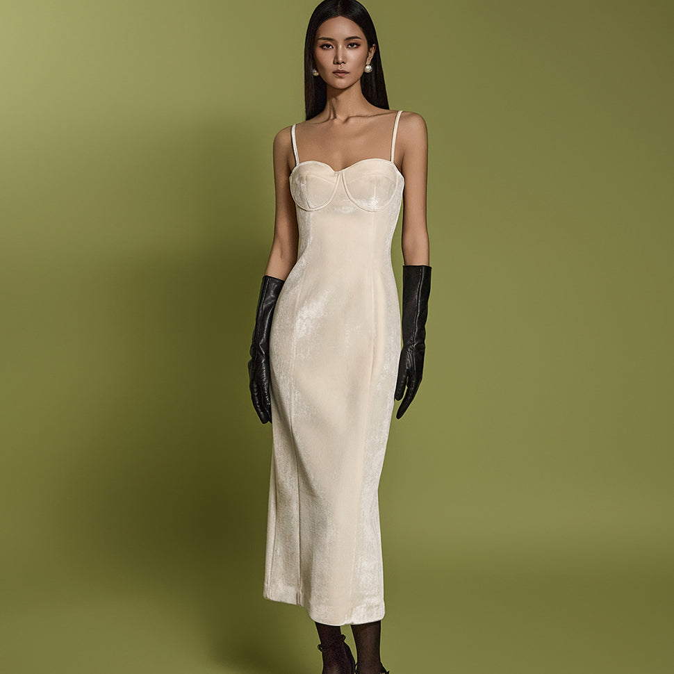 D5148 ベルベットドレス