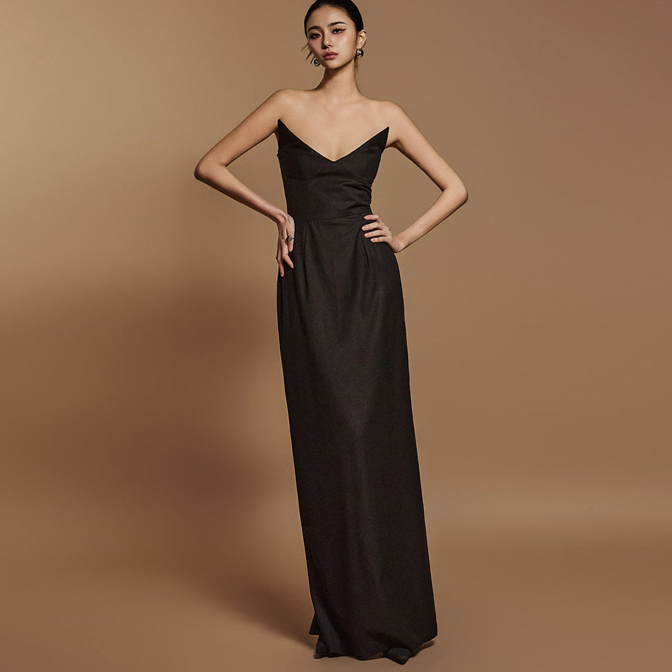 D5138 チューブトップドレス