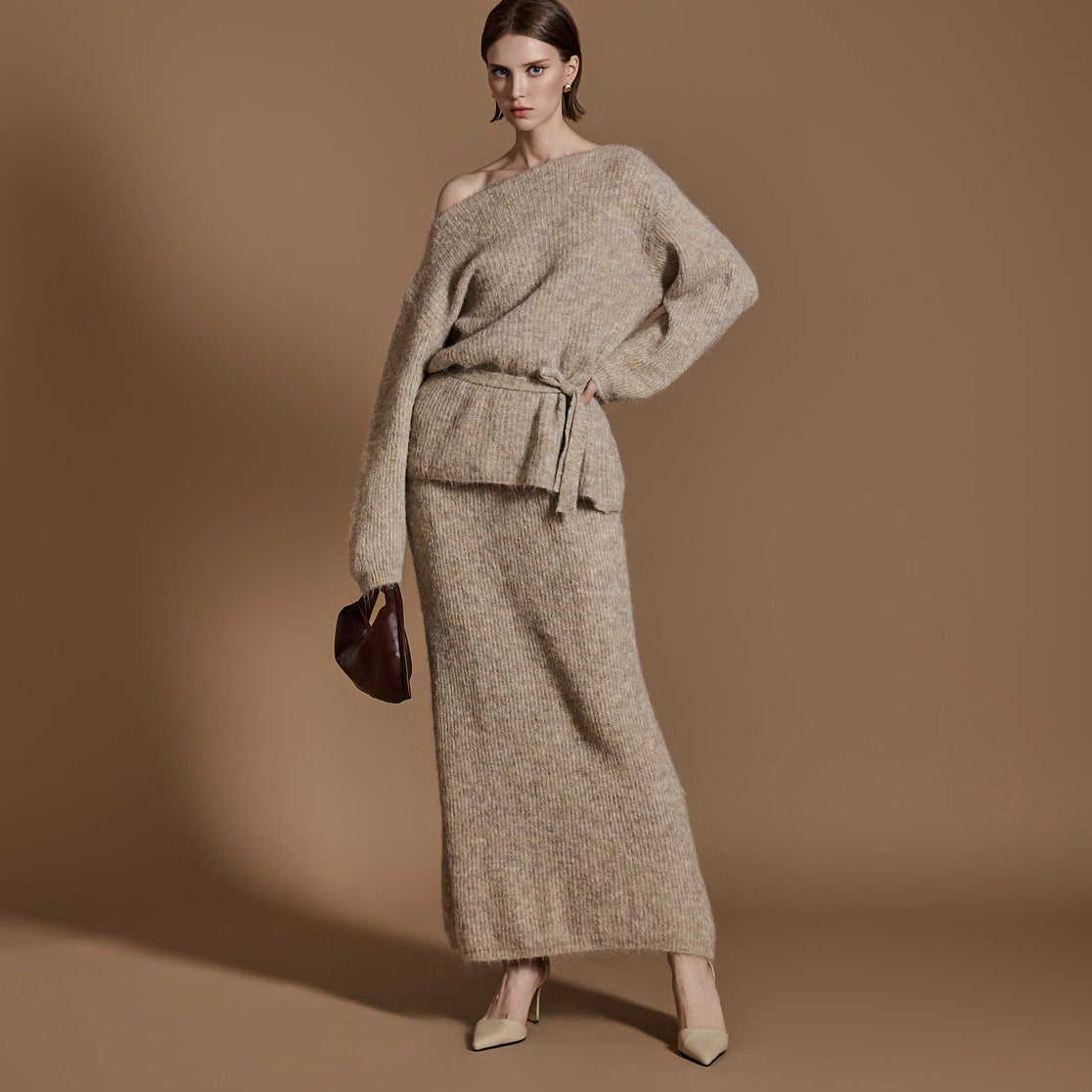 D5104 针织两件套(带肩带)