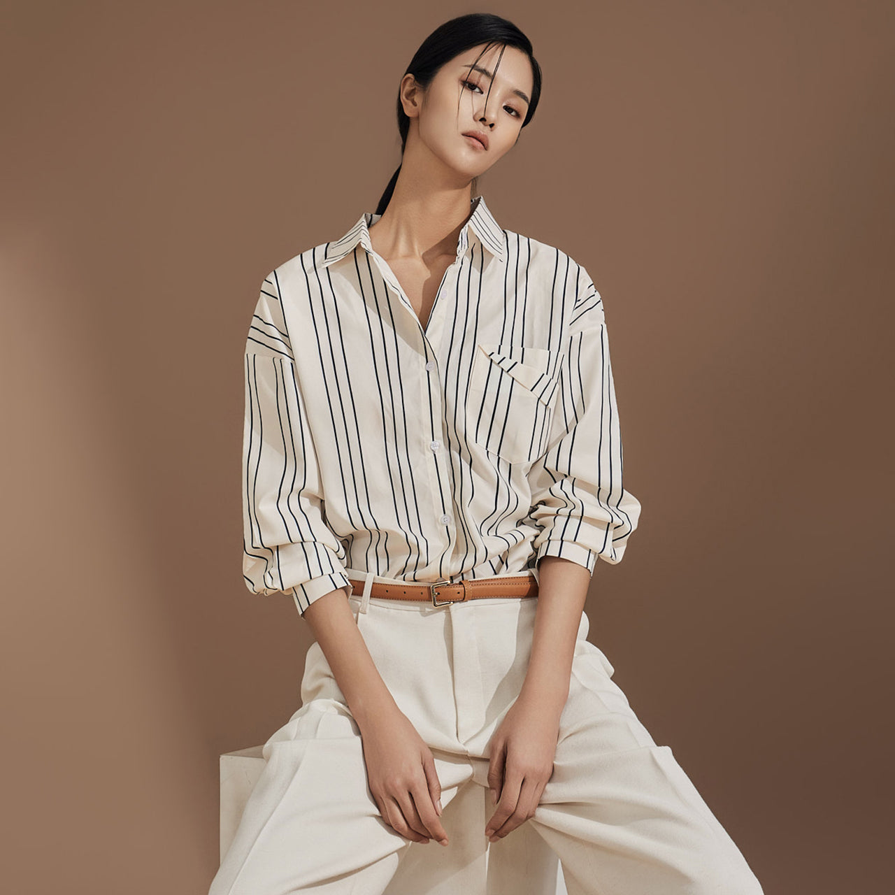 S620 ストライプシャツ