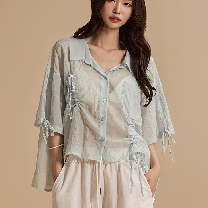 S638 Ribbon Shirt