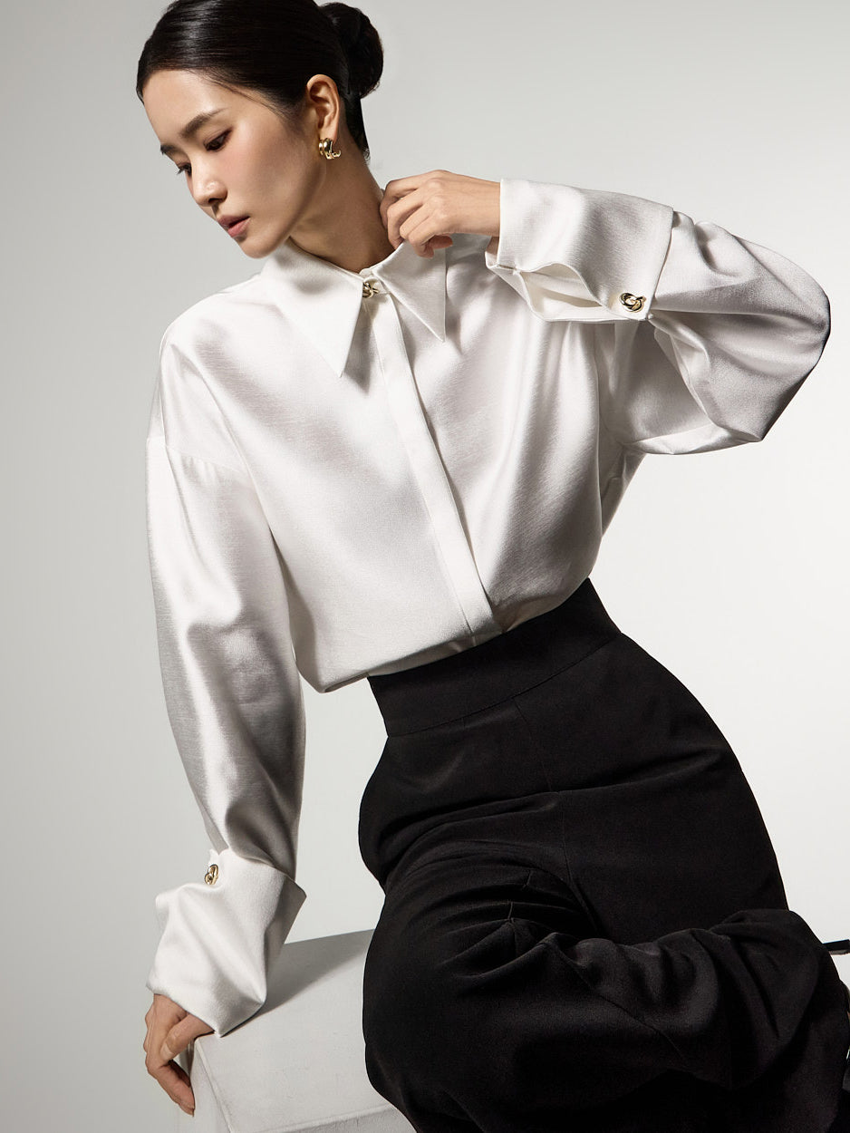 S9038 ワイドカフスシャツ