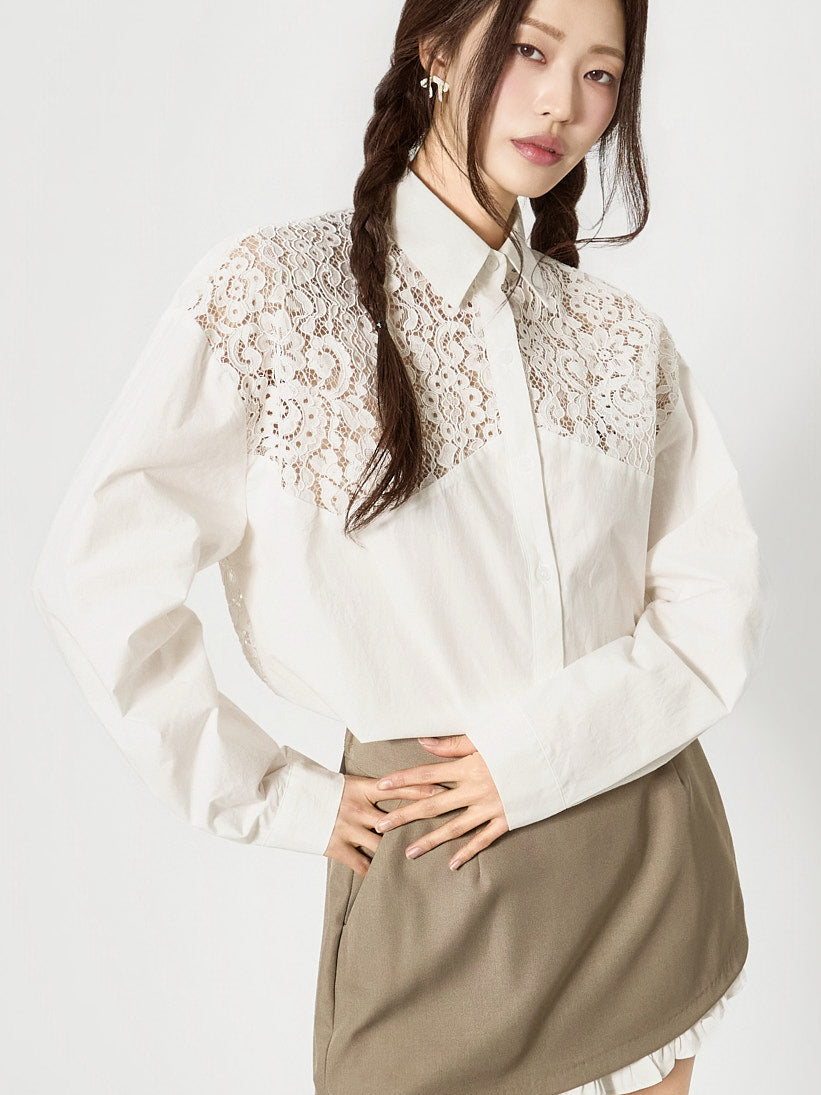 S858 レースシャツ