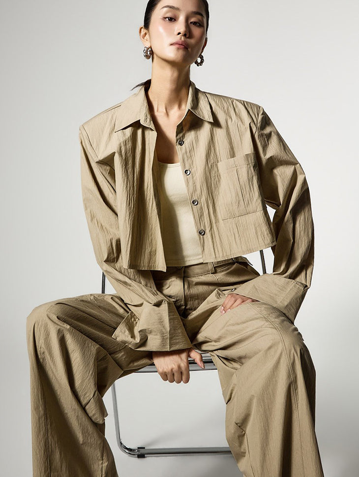 S867 クロップドシャツ