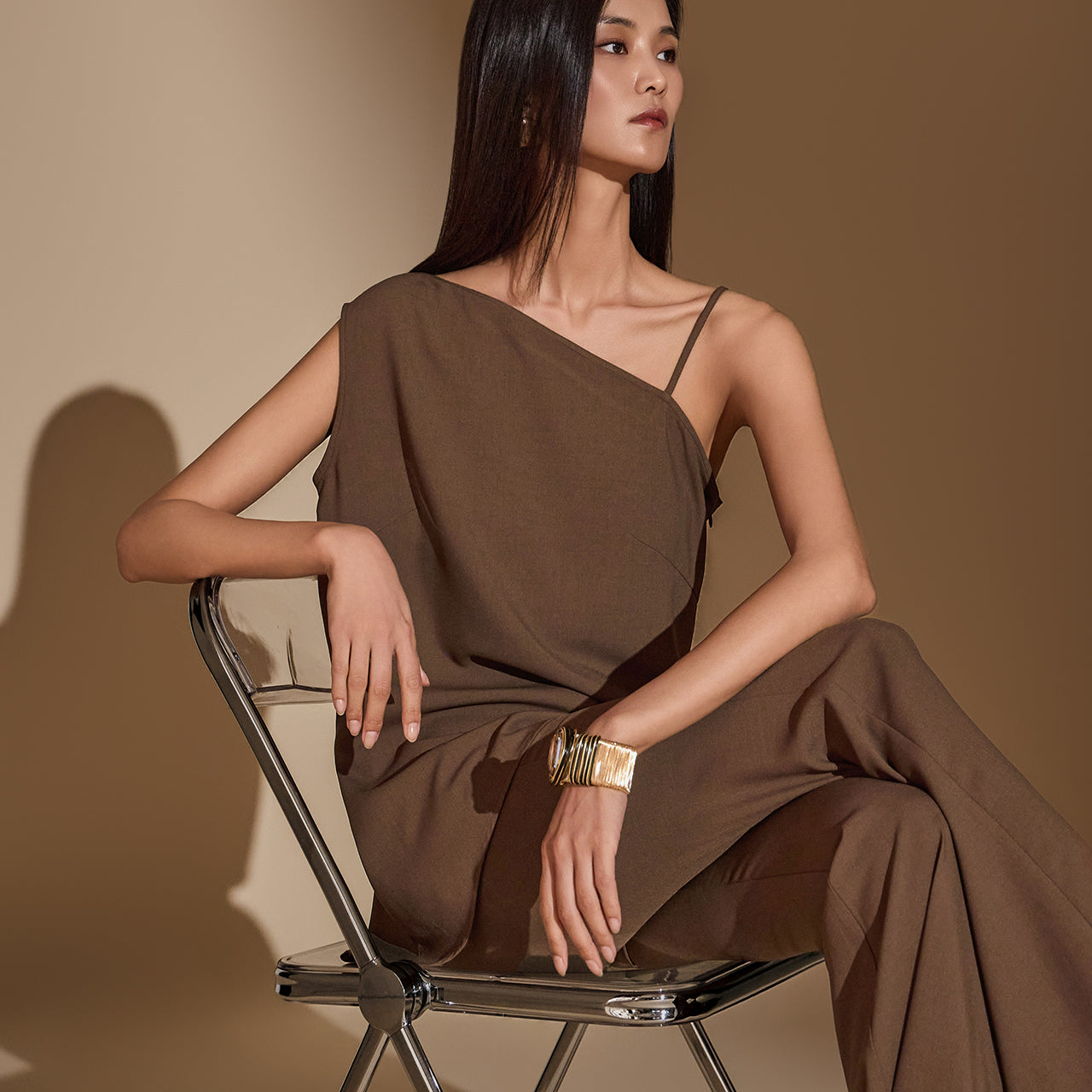 B2962 Asymmetrical Blouse