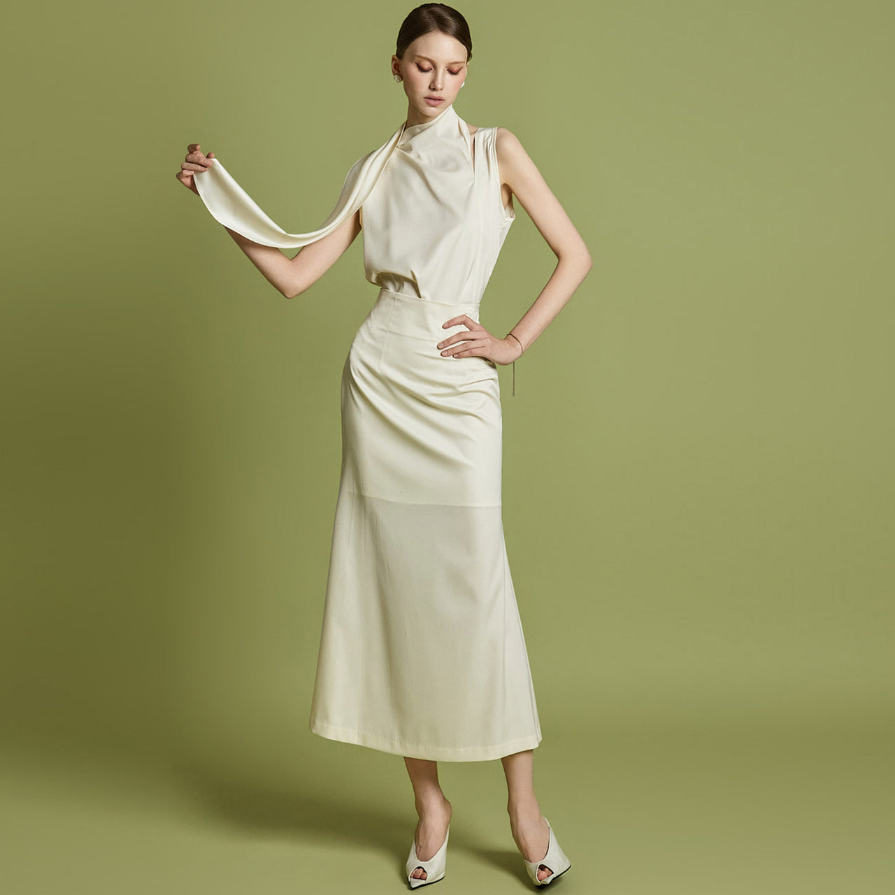 TP2202 ブラウス&スカートセット