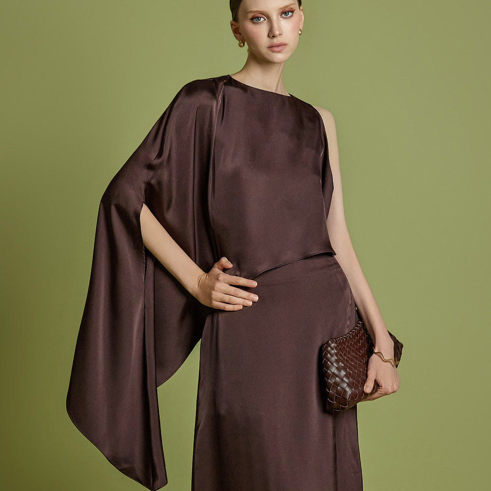 B9197 アシンメトリーブラウス