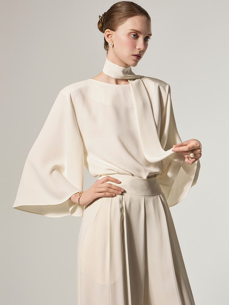 B3179 スカーフセットブラウス