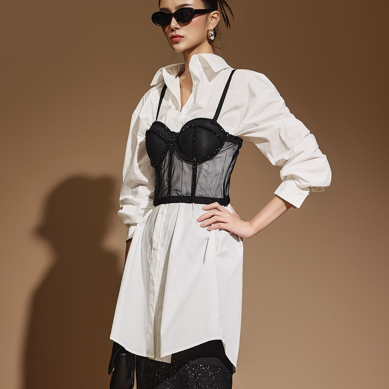 E3529 キュービックビスチェ