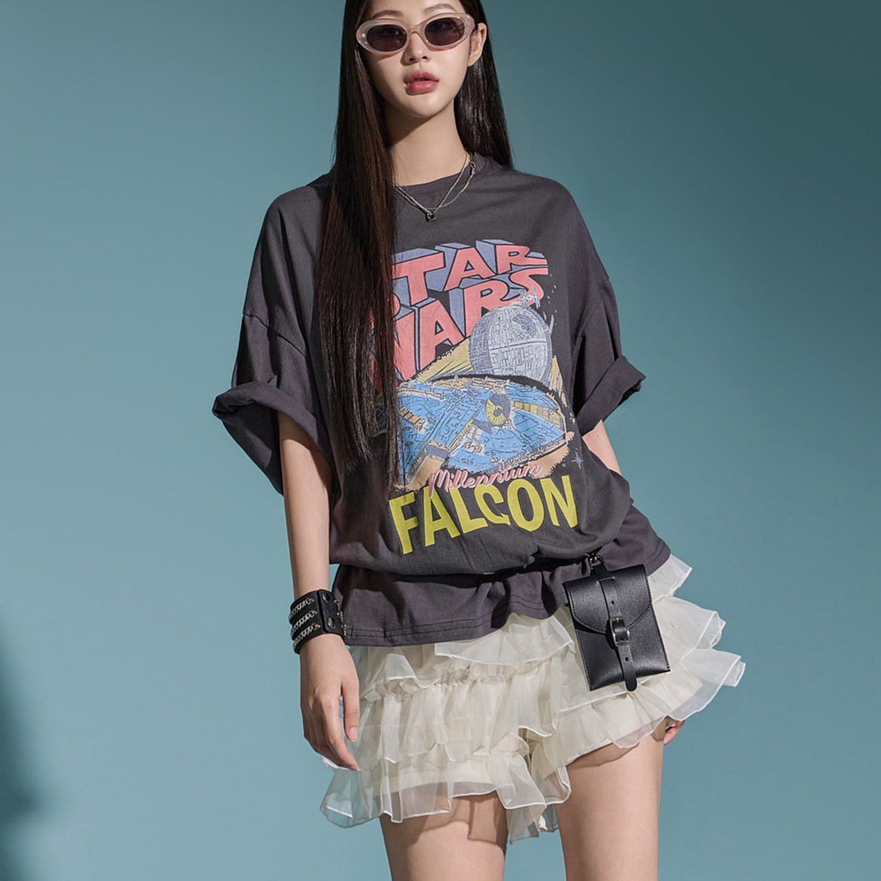 E3427 プリントTシャツ