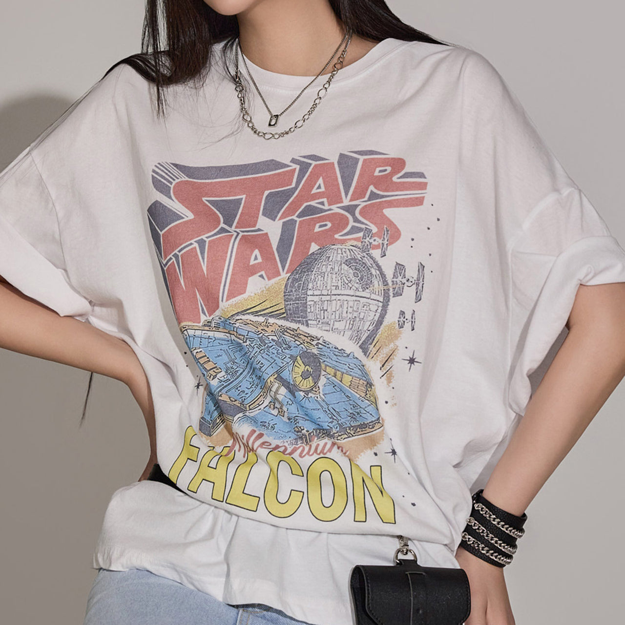 E3427 プリントTシャツ