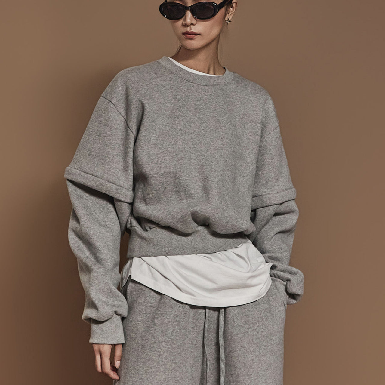 E3610 多用途羊毛衬里运动衫