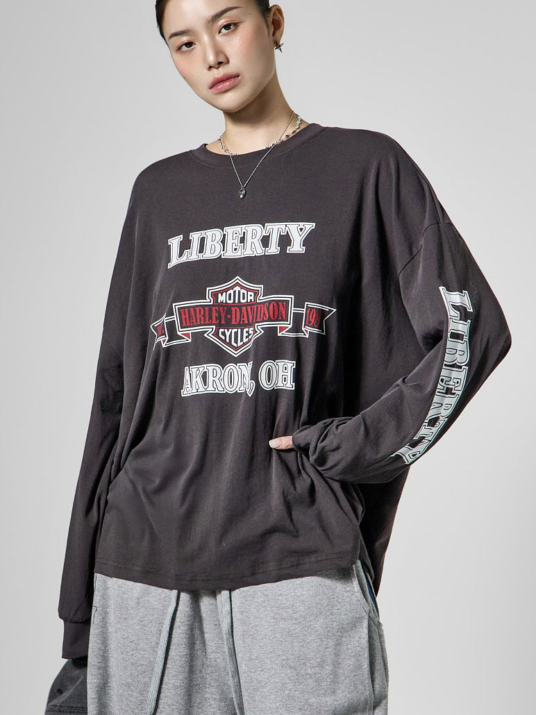 E4125 Lettering Long Top