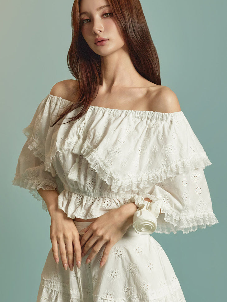 B3114 孔眼设计衬衫