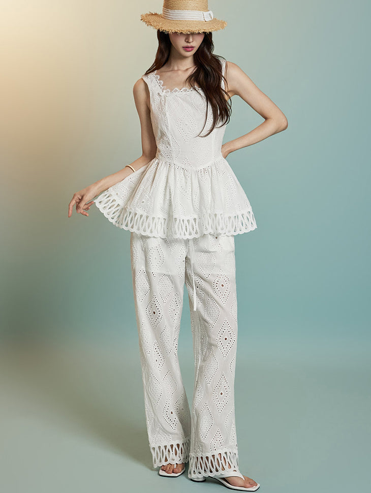 D5321 Eyelet Designed Two-Piece