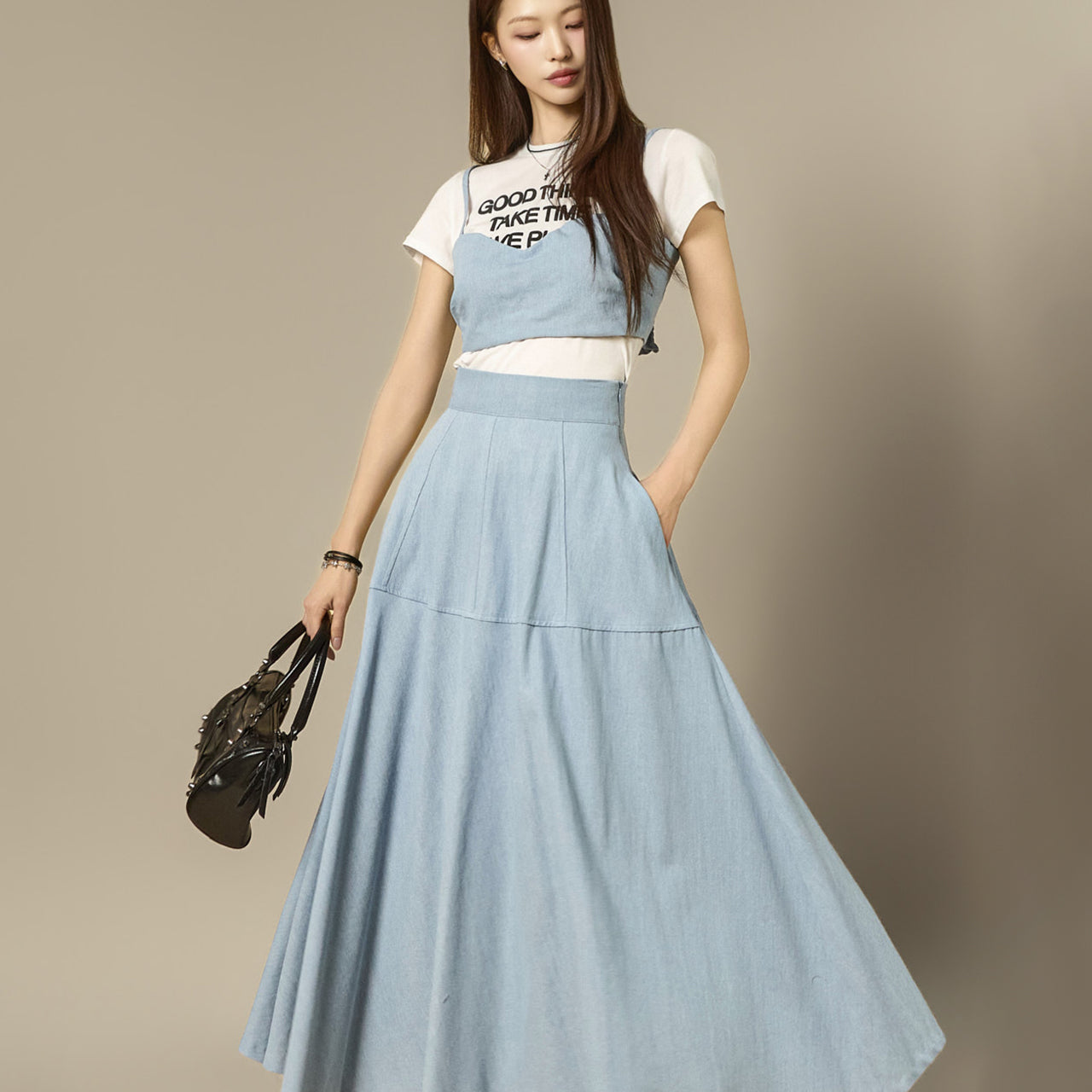 TP2470 Top and Skirt Set