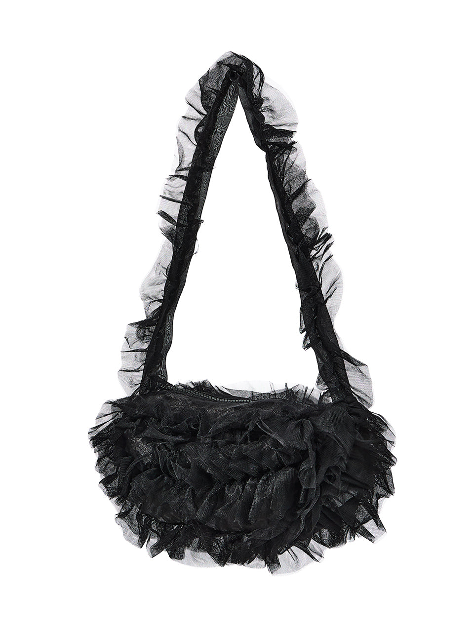 A-1674 フリルチュールクロスボディバッグ