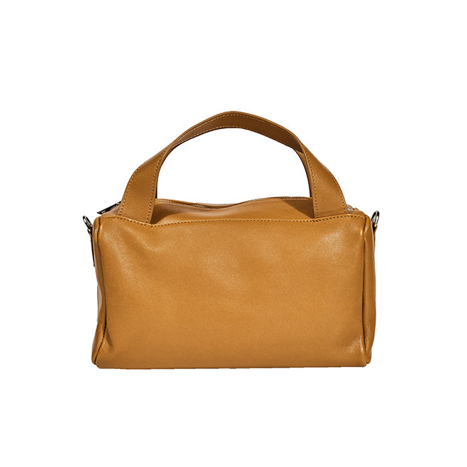 A-1686 レザースクエアハンドバッグ