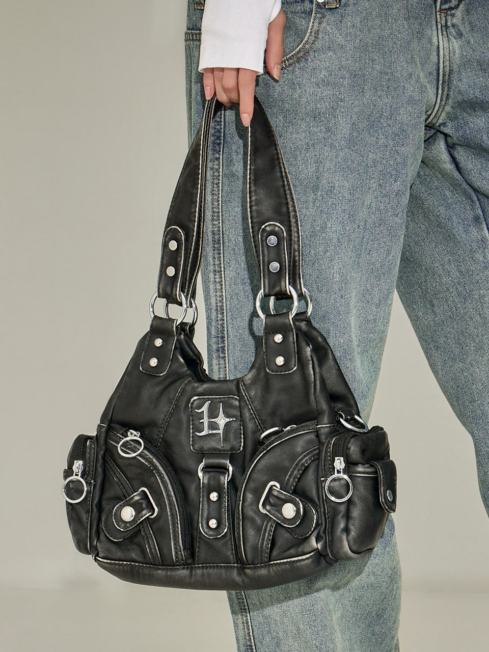 A-1759 Biker Shoulder Bag